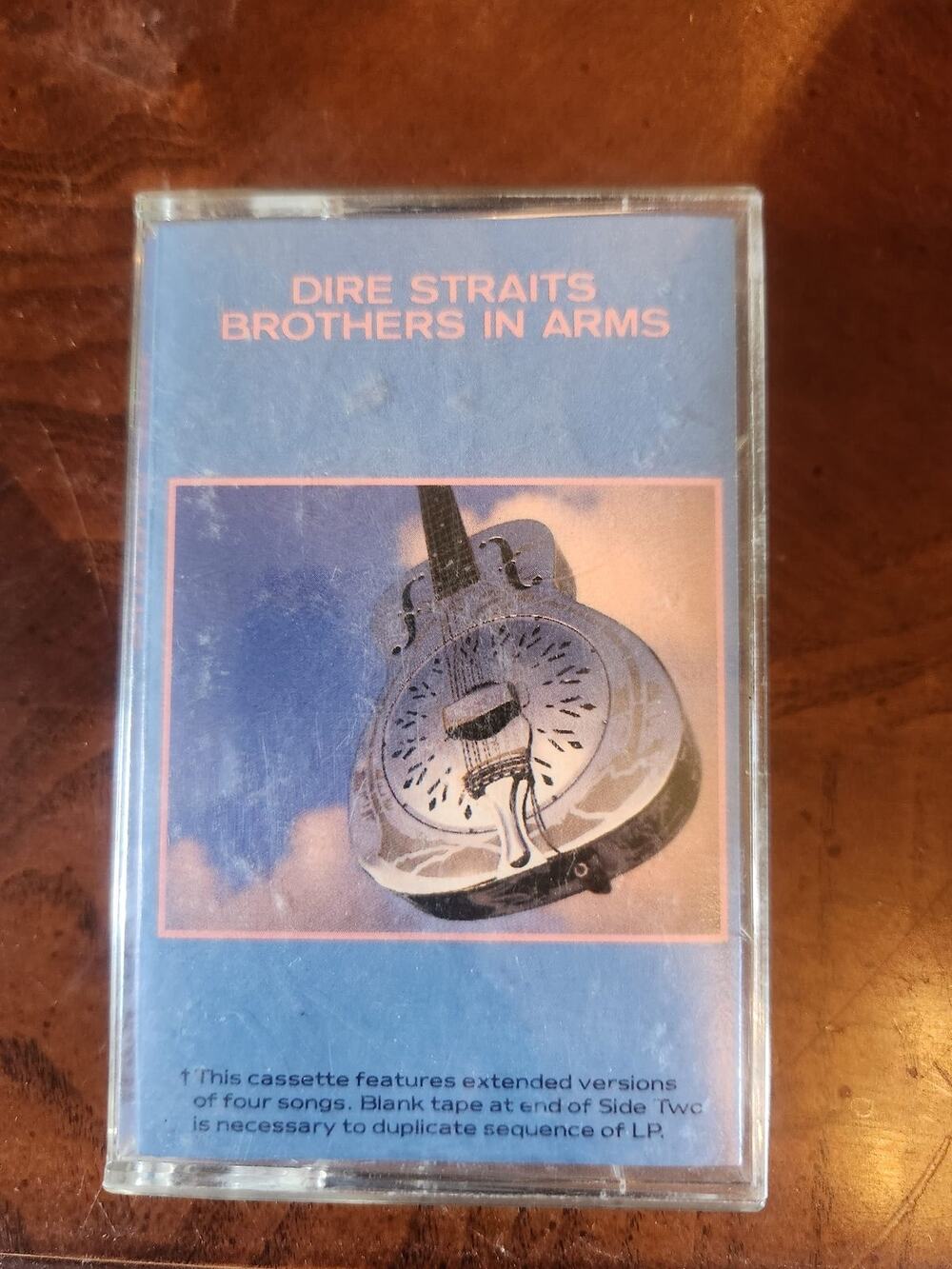Dire Straits Brothers in Arms Cassette Tape with Case and Liner Notes